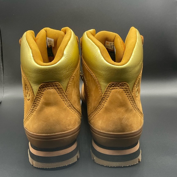 Timberland Euro Hiker F/L Waterproof Gold Light Brown Hiking Boots Womens - Picture 7 of 9